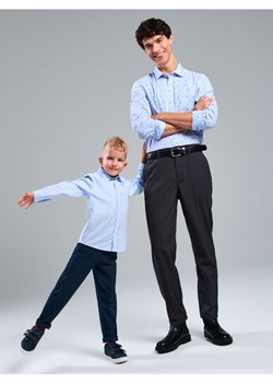 Sinsay - Bawełniana koszula - błękitny ze sklepu Sinsay w kategorii Koszule chłopięce - zdjęcie 187674717