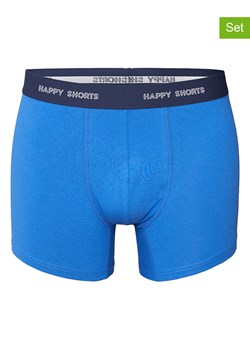 Happy Shorts Bokserki (3 pary) w kolorze niebieskim i szarym ze sklepu Limango Polska w kategorii Majtki męskie - zdjęcie 187674827