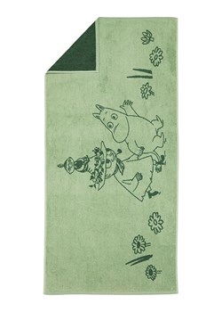 Moomin Ręcznik prysznicowy &quot;Friends&quot; w kolorze zielonym - 140 x 70 cm ze sklepu Limango Polska w kategorii Ręczniki - zdjęcie 187674945