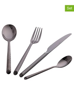 Villa d´Este 24-częściowy zestaw sztućców &quot;Malindi&quot; w kolorze antracytowym ze sklepu Limango Polska w kategorii Sztućce - zdjęcie 187674947