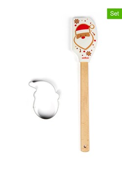 Trendy Kitchen by EXCÉLSA 2-częściowy zestaw &quot;Wonderful Ginger&quot; w kolorze biało-czerwonym ze sklepu Limango Polska w kategorii Akcesoria do pieczenia - zdjęcie 187675077