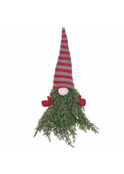 Villa d´Este Figurka dekoracyjna &quot;Christmas Gnome&quot; w kolorze zielono-czerwonym - dł. 38 cm ze sklepu Limango Polska w kategorii Dekoracje - zdjęcie 187675147