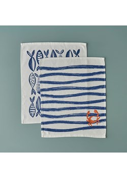 BELLA MAISON Serwetki (2 szt.) w kolorze biało-niebieskim ze sklepu Limango Polska w kategorii Akcesoria kuchenne - zdjęcie 187675167