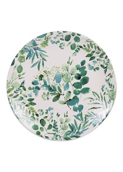 TABLE PASSION Talerz śniadaniowy &quot;Natura&quot; w kolorze biało-zielonym - Ø 21,5 cm ze sklepu Limango Polska w kategorii Naczynia - zdjęcie 187675179