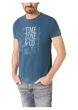 Timezone Koszulka w kolorze niebieskim ze sklepu Limango Polska w kategorii T-shirty męskie - zdjęcie 187675508