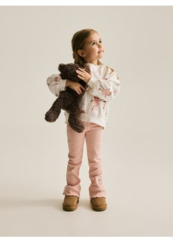 Reserved - Bawełniany komplet z nadrukiem - pastelowy róż ze sklepu Reserved w kategorii Komplety dziewczęce - zdjęcie 187676226