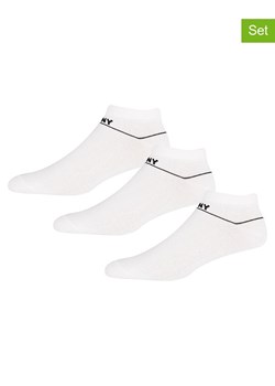 DKNY Skarpety (3 pary) w kolorze białym ze sklepu Limango Polska w kategorii Skarpetki męskie - zdjęcie 187676426