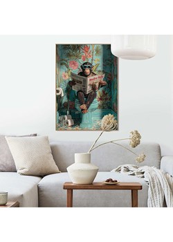 Orangewallz Druk artystyczny &quot;Monkey Break&quot; w ramce ze sklepu Limango Polska w kategorii Obrazy - zdjęcie 187676495