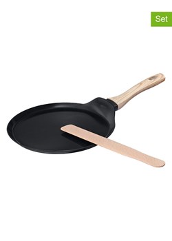 Pyrex 2-częściowy zestaw &quot;Cook &amp; Care&quot; w kolorze czarnym do naleśników - Ø 26 cm ze sklepu Limango Polska w kategorii Garnki - zdjęcie 187676669
