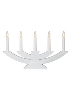 STAR Trading Lampa dekoracyjna &quot;Navida&quot; w kolorze białym - 42 x 24 cm ze sklepu Limango Polska w kategorii Oświetlenie - zdjęcie 187676938