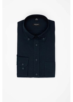 KOSZULA CORSINI 3313D DŁUGI RĘKAW SLIM FIT ZIELONA Z TENCELEM ze sklepu Recman w kategorii Koszule męskie - zdjęcie 187677677