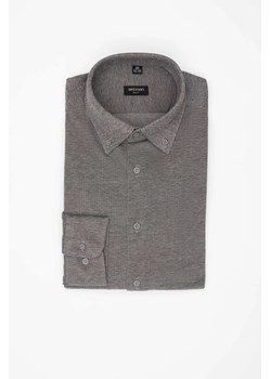 KOSZULA CORSINI 3314D DŁUGI RĘKAW SLIM FIT GRAFITOWA Z BAWEŁNY ze sklepu Recman w kategorii Koszule męskie - zdjęcie 187677679