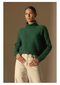 Perfect Cashmere Kaszmirowy sweter &quot;Senge&quot; w kolorze zielonym ze sklepu Limango Polska w kategorii Swetry damskie - zdjęcie 187678496