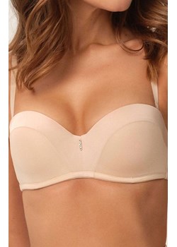 Esotiq gładki biustonosz bardotka beżowy Ondrea 34377-80X, Kolor cielisty, Rozmiar 65E, Esotiq ze sklepu Intymna w kategorii Biustonosze - zdjęcie 187678858