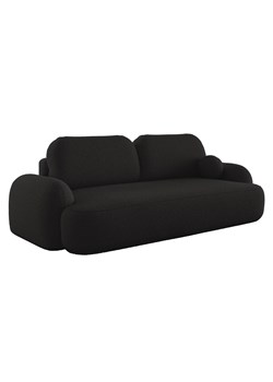 Czarna nowoczesna sofa rozkładana boucle K1-F96 ze sklepu Edinos.pl w kategorii Sofy i kanapy - zdjęcie 187678946