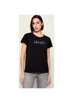 Liu Jo Sport T-shirt | Regular Fit ze sklepu Gomez Fashion Store w kategorii Bluzki damskie - zdjęcie 187679368