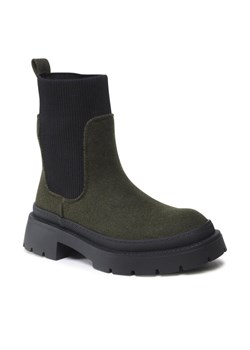 Sztyblety Jenny Fairy H13096-20 Khaki ze sklepu eobuwie.pl w kategorii Workery damskie - zdjęcie 187679465