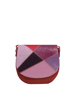 czerwona torebka damska skórzana listonoszka na ramię  Mała Zu ze sklepu Słoń Torbalski w kategorii Listonoszki - zdjęcie 187680026