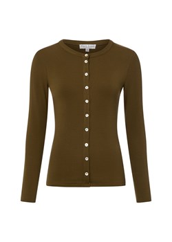 Marie Lund Damska koszulka z dzianiny Kobiety Sztuczne włókno oliwkowy jednolity ze sklepu vangraaf w kategorii Swetry damskie - zdjęcie 187680177