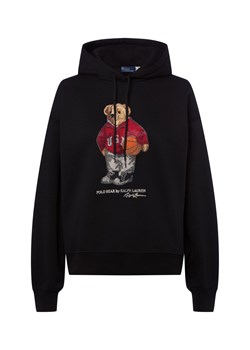 Polo Ralph Lauren Damska bluza z kapturem Kobiety czarny nadruk ze sklepu vangraaf w kategorii Bluzy damskie - zdjęcie 187680188