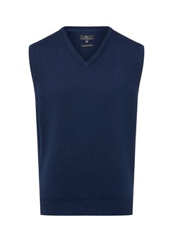 Nils Sundström Sweter damski z dzianiny Kobiety Bawełna indygo jednolity ze sklepu vangraaf w kategorii Kamizelki męskie - zdjęcie 187680195