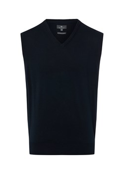 Nils Sundström Sweter damski z dzianiny Kobiety Bawełna granatowy jednolity ze sklepu vangraaf w kategorii Kamizelki męskie - zdjęcie 187680196