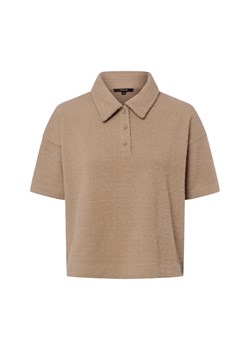 Opus Damska koszulka polo - Geludi Kobiety taupe jednolity ze sklepu vangraaf w kategorii Bluzki damskie - zdjęcie 187680225