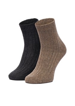 Nine West Skarpety długie CEO_LA_NW_12744_Z_AW25 (2-PACK) Brązowy ze sklepu MODIVO w kategorii Skarpetki damskie - zdjęcie 187681039