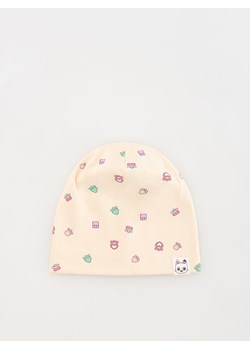 Reserved - Czapka Koci Domek Gabi - beżowy ze sklepu Reserved w kategorii Czapki dziecięce - zdjęcie 187681598