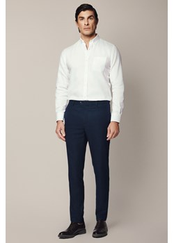 Spodnie Granatowe z Elastycznym Pasem Madlex ze sklepu Lancerto S.A. w kategorii Spodnie męskie - zdjęcie 187681685