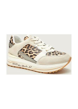 Liu Jo Sneakersy MAXI WONDER 91 - SNEAKER | zamsz ze sklepu Gomez Fashion Store w kategorii Buty sportowe damskie - zdjęcie 187681886