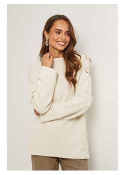 L&apos;armoire de Suzette Sweter w kolorze beżowym ze sklepu Limango Polska w kategorii Swetry damskie - zdjęcie 187683307
