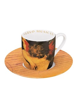 Könitz Filiżanka &quot;Angelo Musicante&quot; w kolorze jasnobrązowo-czarnym - 85 ml ze sklepu Limango Polska w kategorii Dzbanki i zaparzacze - zdjęcie 187683448