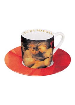 Könitz Filiżanka &quot;Madonna con Bambino&quot; w kolorze czerwono-beżowym - 85 ml ze sklepu Limango Polska w kategorii Dzbanki i zaparzacze - zdjęcie 187683449