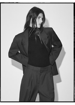 Reserved - Marynarka z wełną - zielony ze sklepu Reserved w kategorii Marynarki damskie - zdjęcie 187683779