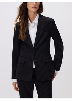 Reserved - Jednorzędowa marynarka z wiskozą - czarny ze sklepu Reserved w kategorii Marynarki damskie - zdjęcie 187683869
