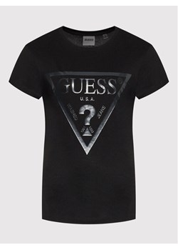 Guess T-Shirt V2YI07 K8HM0 Czarny Regular Fit ze sklepu MODIVO w kategorii Bluzki damskie - zdjęcie 187683956