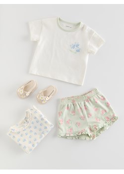 Reserved - Bawełniany komplet - złamana biel ze sklepu Reserved w kategorii Odzież dla niemowląt - zdjęcie 187684496