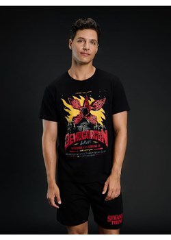 Sinsay - Piżama dwuczęściowa z nadrukiem Stranger Things - czarny ze sklepu Sinsay w kategorii Piżamy męskie - zdjęcie 187685189