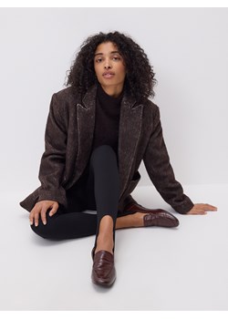 Reserved - Legginsy z wiskozą - czarny ze sklepu Reserved w kategorii Spodnie damskie - zdjęcie 187686249