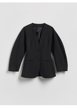 Reserved - Taliowana marynarka - czarny ze sklepu Reserved w kategorii Marynarki damskie - zdjęcie 187686319