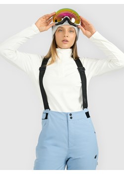 Damska bielizna termiczna polarowa (góra) 4F 4FRAW25UFLEF080 - biała ze sklepu Sportstylestory.com w kategorii Bielizna termoaktywna damska - zdjęcie 187686649