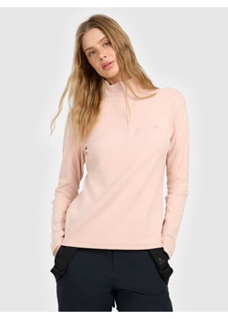 Damska bielizna termiczna polarowa (góra) 4F 4FRAW25UFLEF080 - beżowa ze sklepu Sportstylestory.com w kategorii Bielizna termoaktywna damska - zdjęcie 187686667