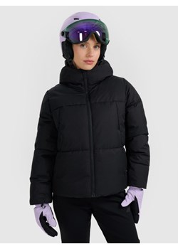 Damska kurtka narciarska 4F 4FWAW25TTJAF0808 - czarna ze sklepu Sportstylestory.com w kategorii Kurtki damskie - zdjęcie 187686778