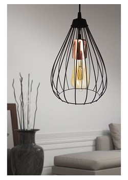 Opviq Lampa wisząca w kolorze czarnym - wys. 31 x Ø 24 cm ze sklepu Limango Polska w kategorii Oświetlenie - zdjęcie 187686956