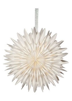 STAR Trading Gwiazda papierowa &quot;Winter&quot; w kolorze białym - Ø 60 cm ze sklepu Limango Polska w kategorii Oświetlenie - zdjęcie 187686985