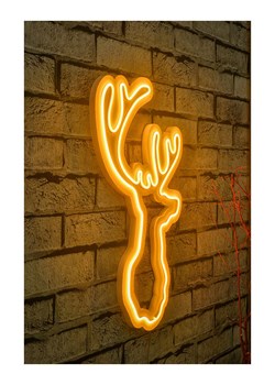 ABERTO DESIGN Dekoracyjna lampa LED w kolorze żółtym - 50 x 28 cm ze sklepu Limango Polska w kategorii Oświetlenie - zdjęcie 187686997