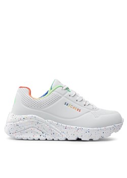 Sneakersy Skechers Rainbow Speckle 310456L/WMLT Biały ze sklepu eobuwie.pl w kategorii Buty sportowe dziecięce - zdjęcie 187687255