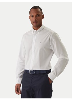 Tommy Hilfiger Koszula Core Flex Poplin MW0MW25035 Biały Regular Fit ze sklepu MODIVO w kategorii Koszule męskie - zdjęcie 187687426