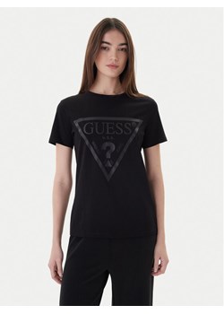 Guess T-Shirt V2YI07 K8HM0 Czarny Regular Fit ze sklepu MODIVO w kategorii Bluzki damskie - zdjęcie 187687436